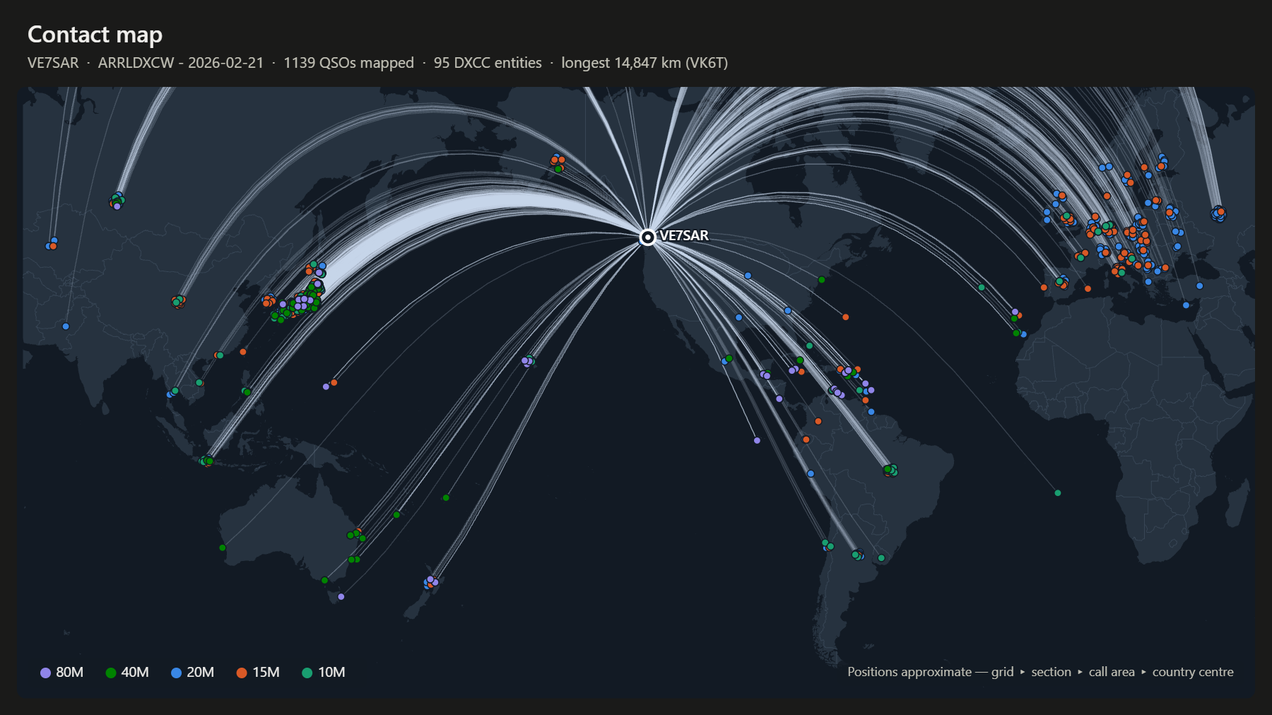 Contact map