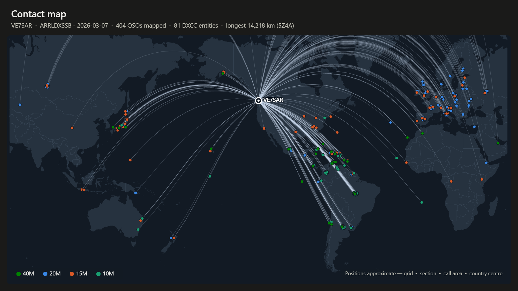 Contact map
