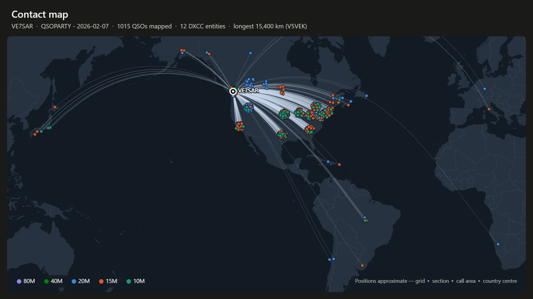 Contact map