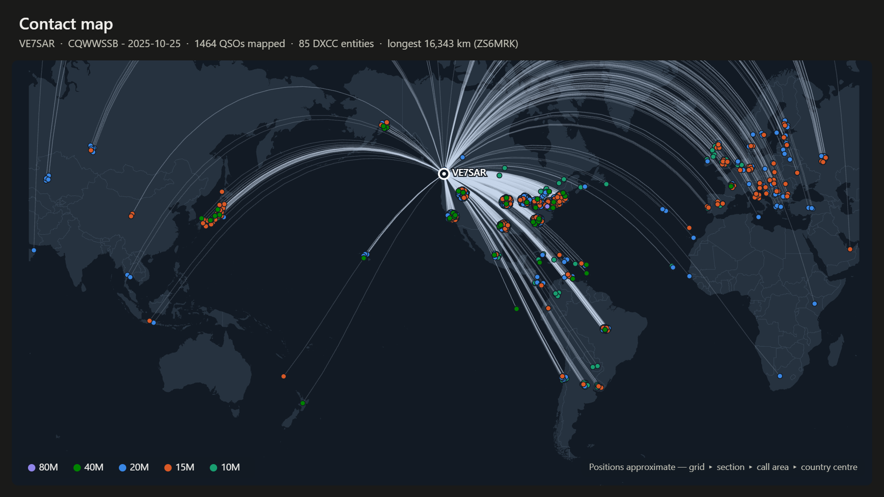 Contact map