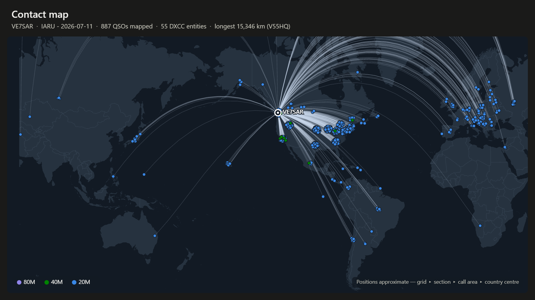 Contact map