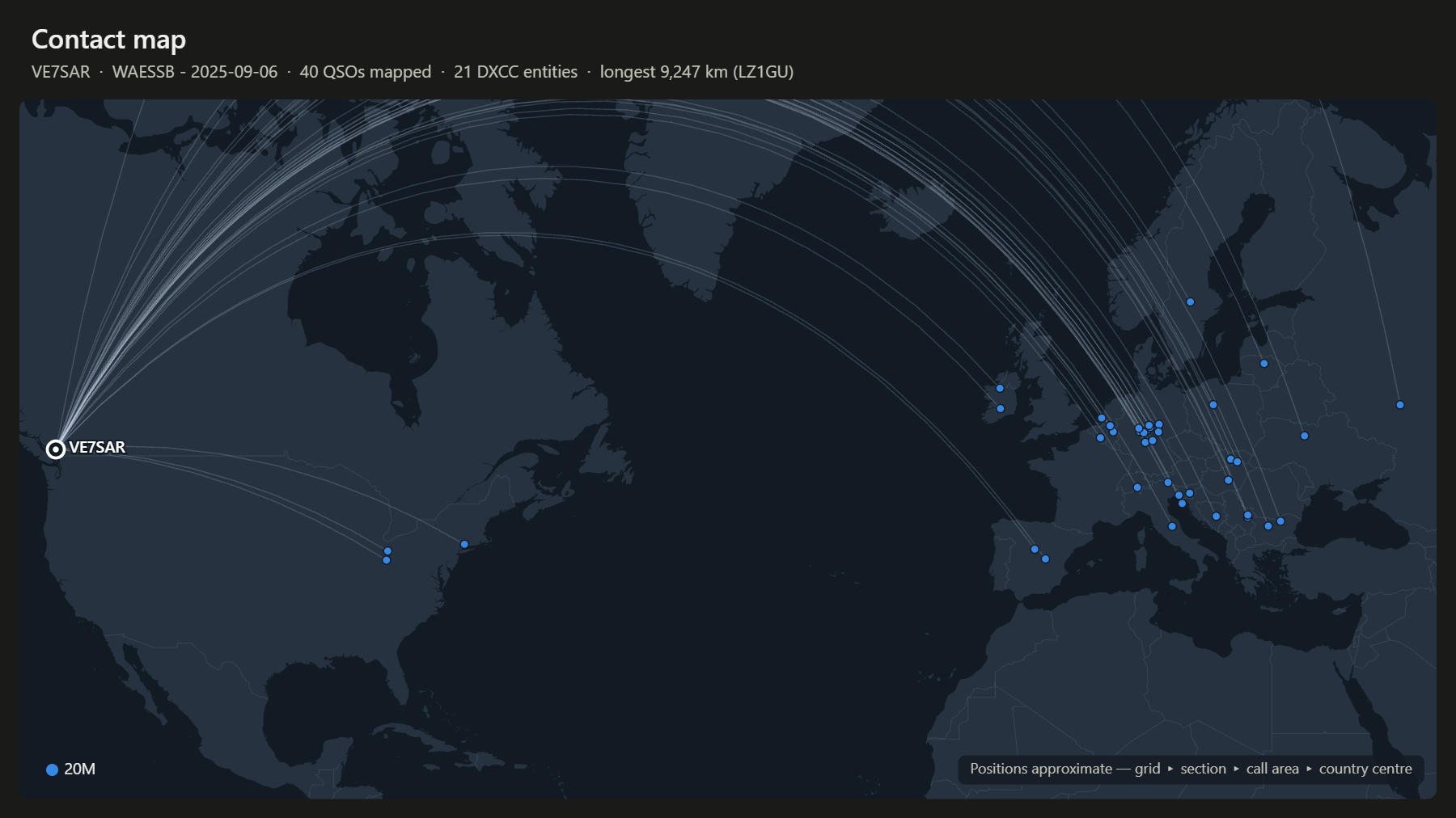 Contact map