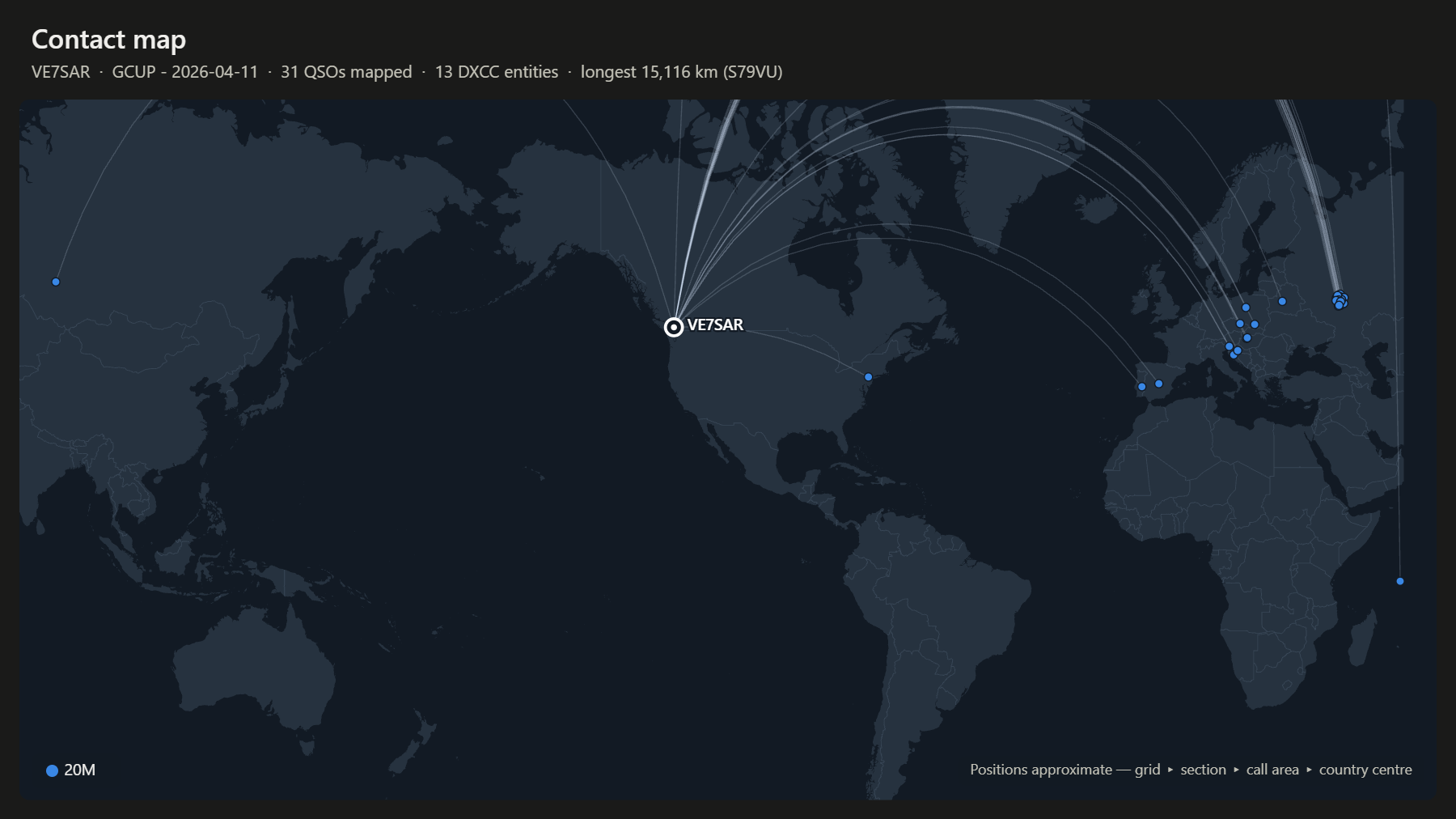 Contact map